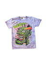 DIRTY LAUNDRY GREEN FACE TEE (TIE DYE)
