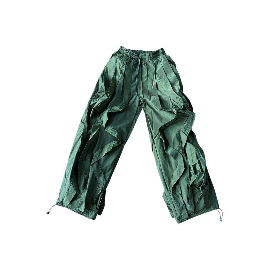 RUFFLE DETAILED WIDE LEG FLIGHT PANTS (Women’s)