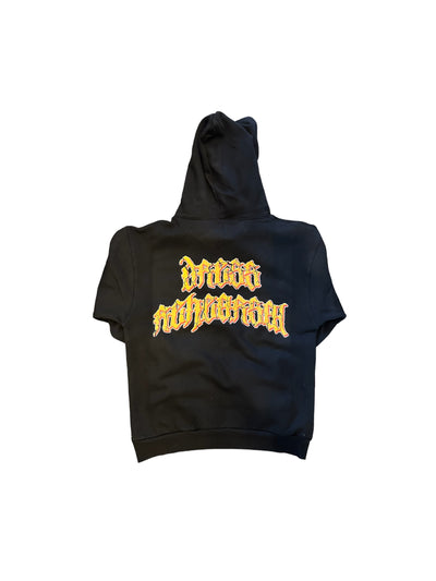 DR CRACKLE HOODIE (BLACK)