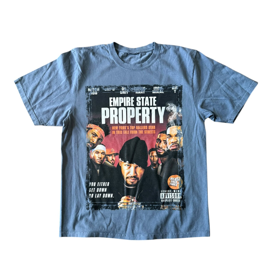 NY KNICKS EMPIRE STATE PROPERTY TEE (BLUE)