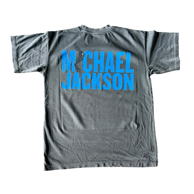 MICHAEL JACKSON BLUE JACKET TEE (CHARCOAL)