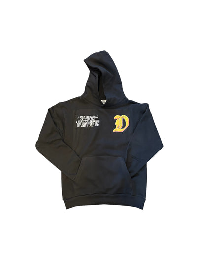 DR CRACKLE HOODIE (BLACK)
