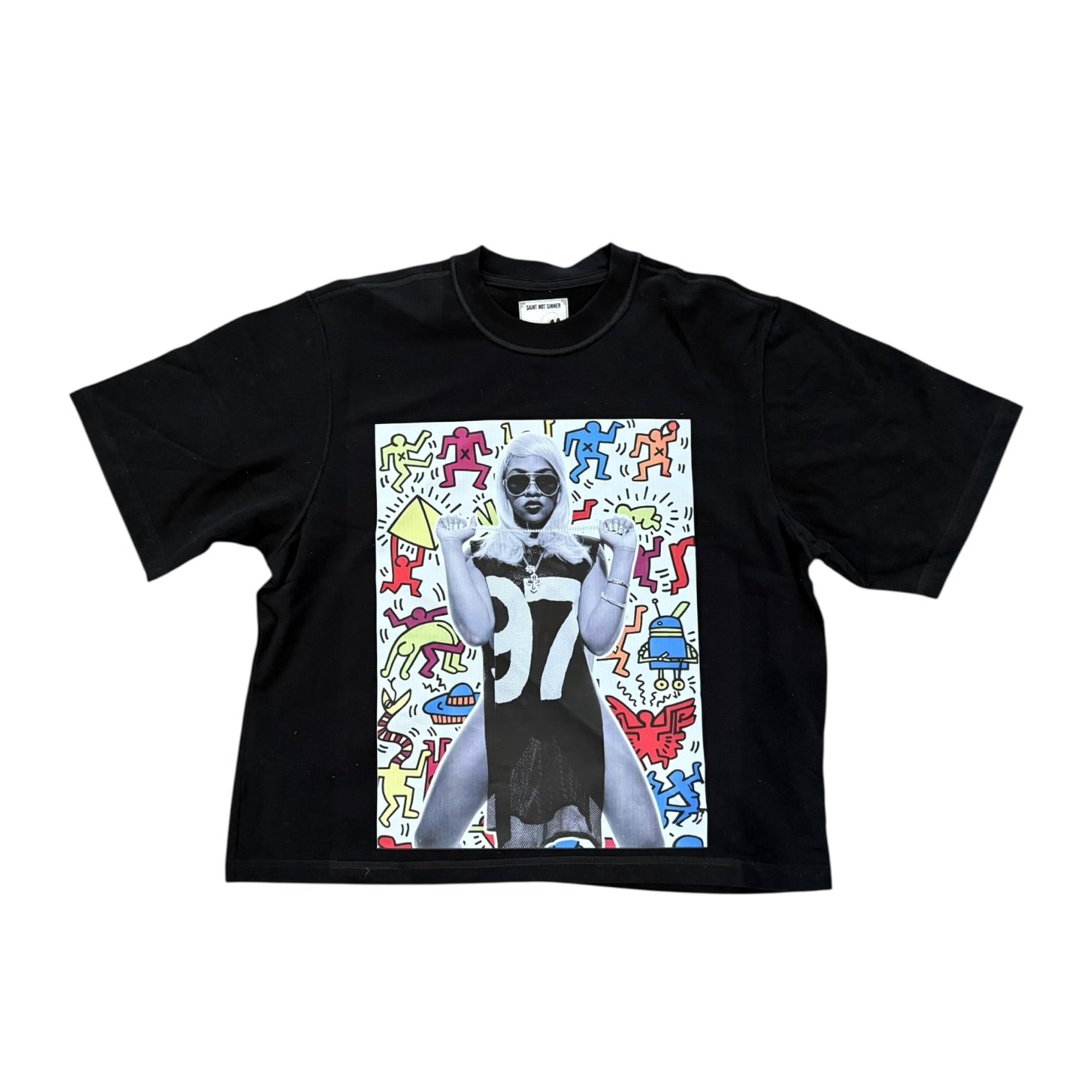 KIM HARING CROPPED TEE