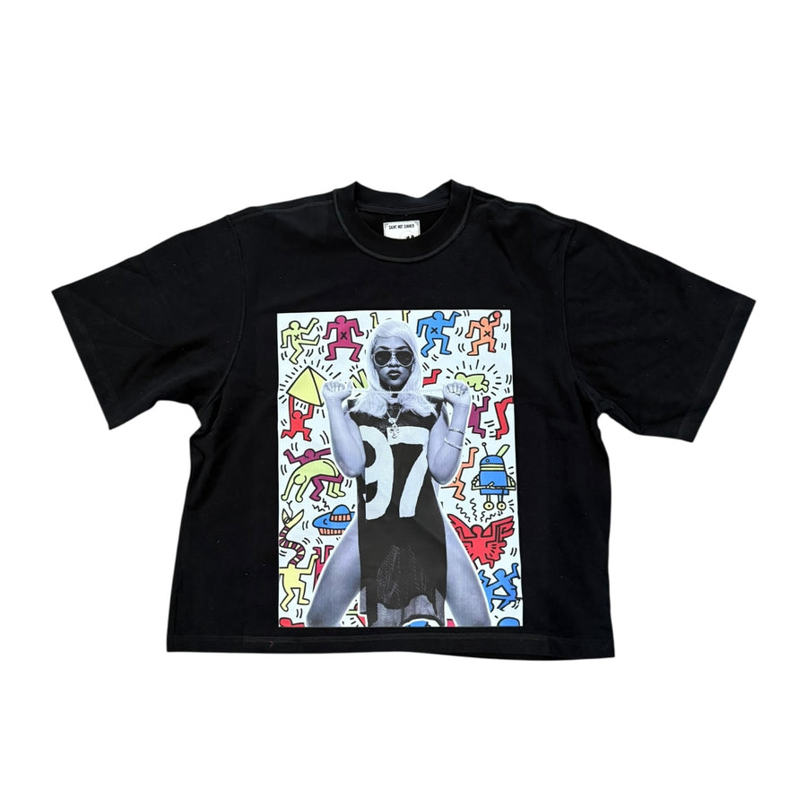 KIM HARING CROPPED TEE