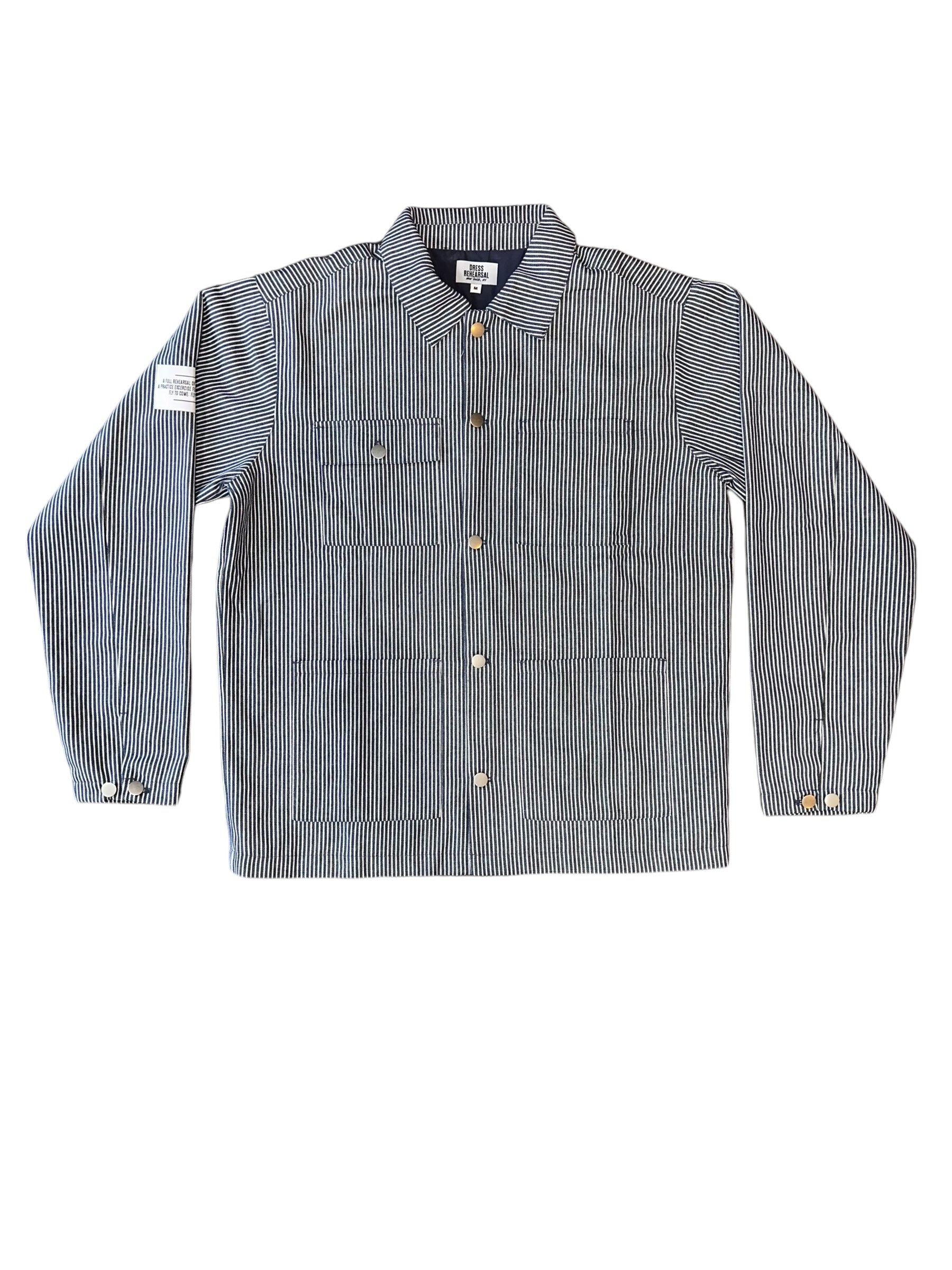 DRESS REHEARSAL SEERSUCKER JACKET (BLUE)