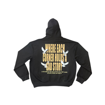 CITY OF GODS HOODIE 1 OF 1 (BLACK)