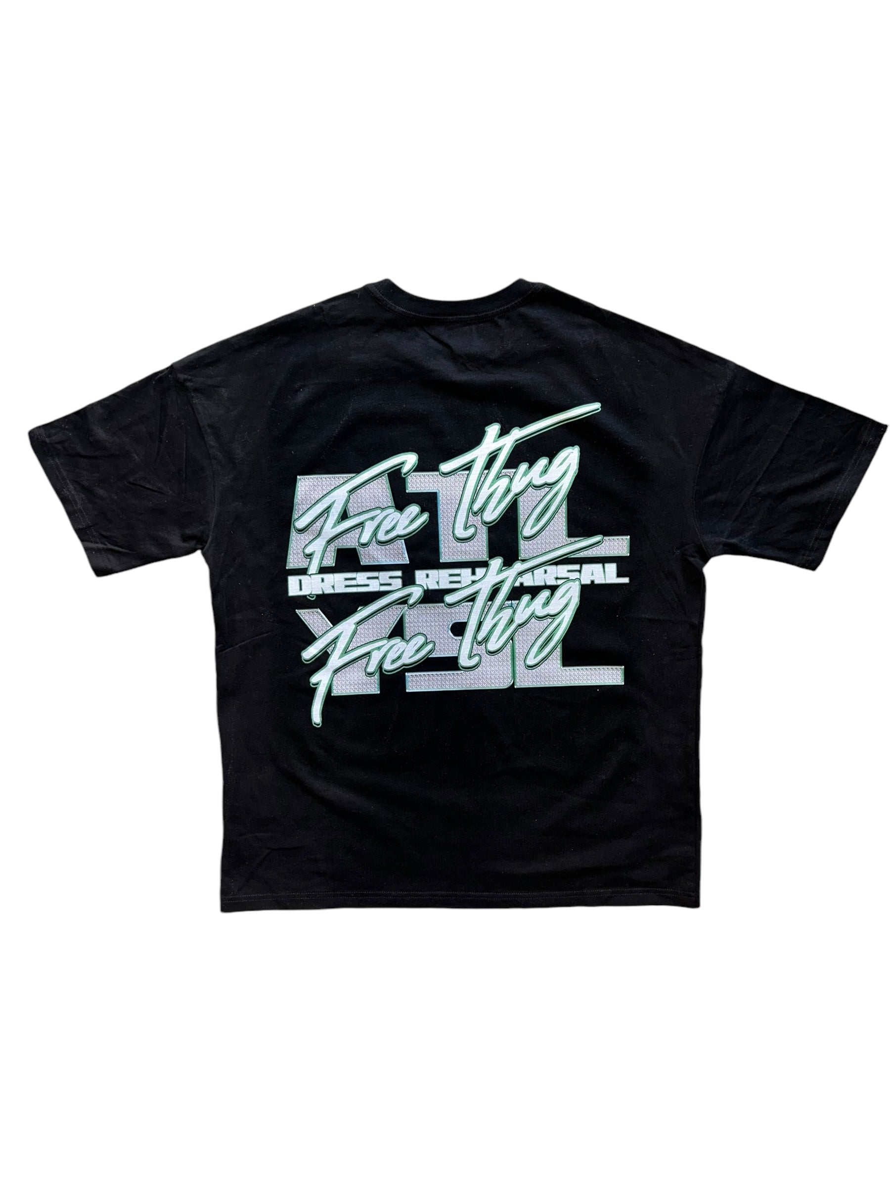 DR FREE THUG CROPPED BOXIE TEE (BLACK)