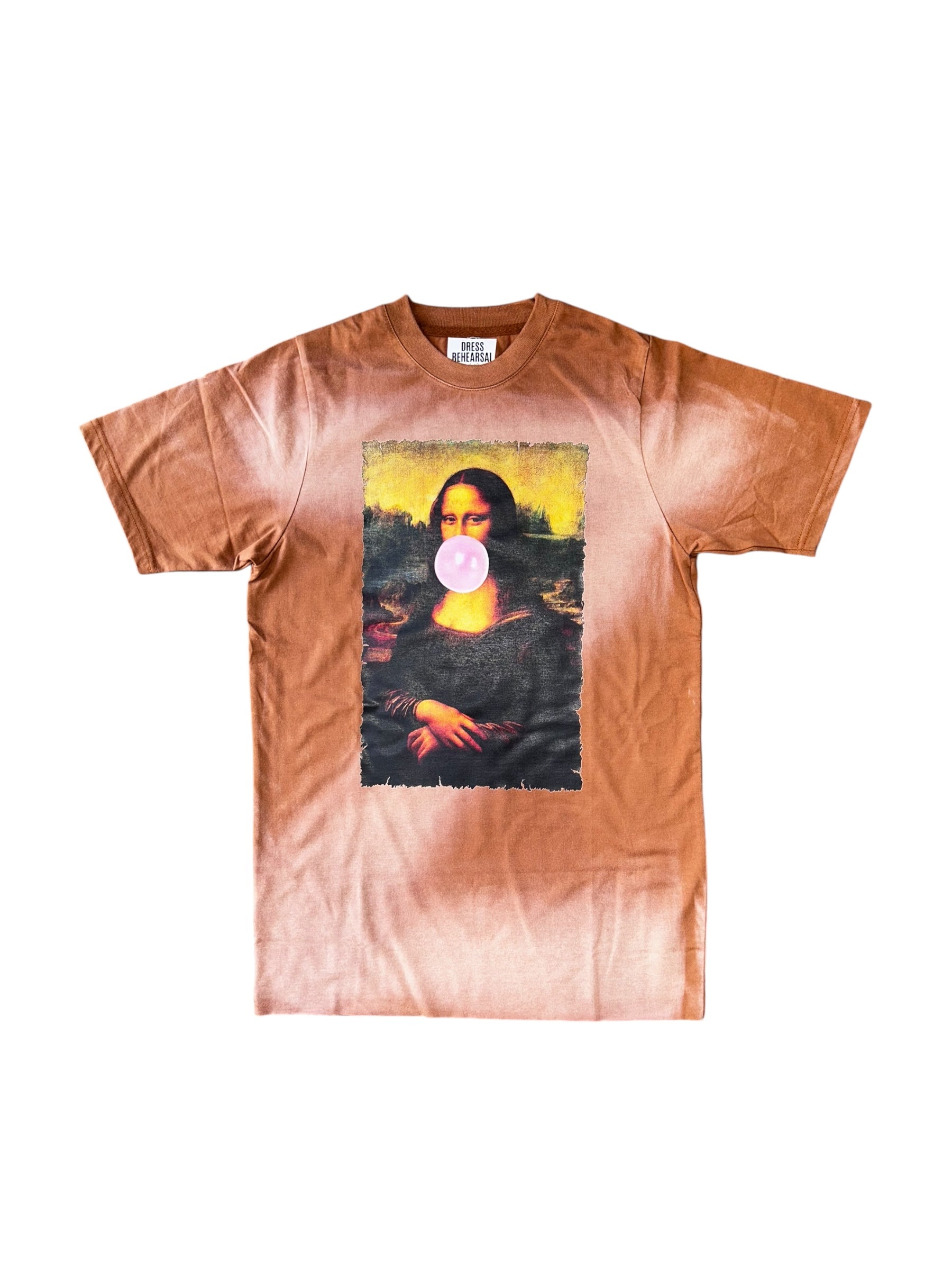 DR MONA LISA WASHED TEE (BROWN)