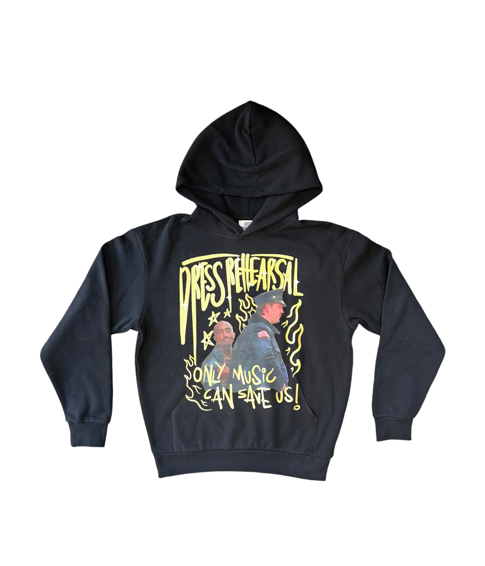 DR ONLY MUSIC CAN SAVE US HOODIE (BLACK)
