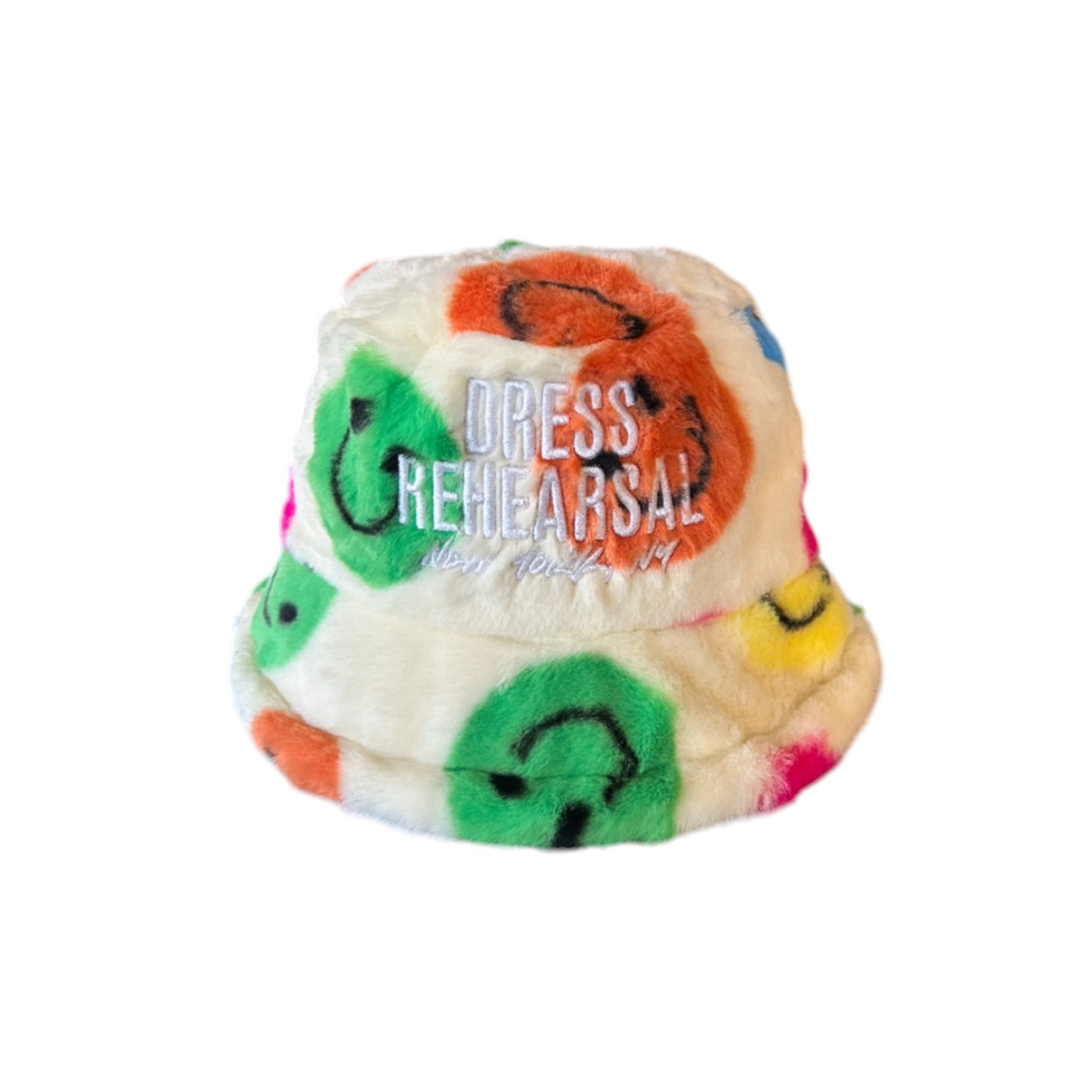 DRESS REHEARSAL SMILEY FACE BUCKET HAT