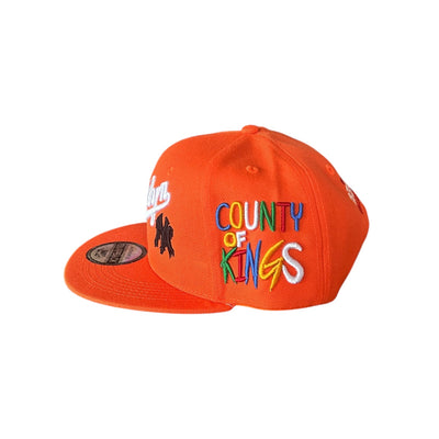 BROOKLYN SNAPBACK HAT (ORANGE)