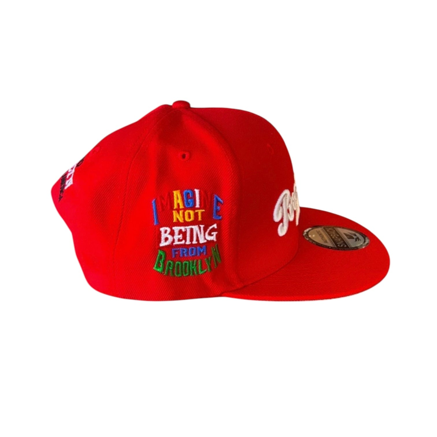 BROOKLYN SNAPBACK HAT (RED)