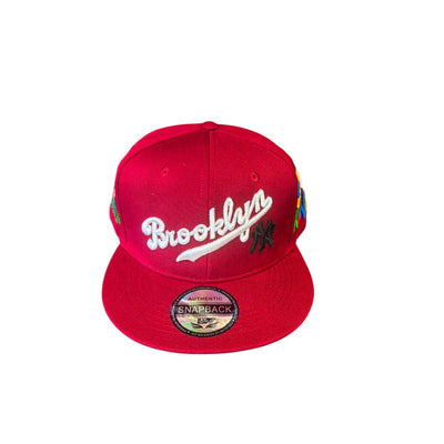 BROOKLYN SNAPBACK HAT (BURGUNDY)