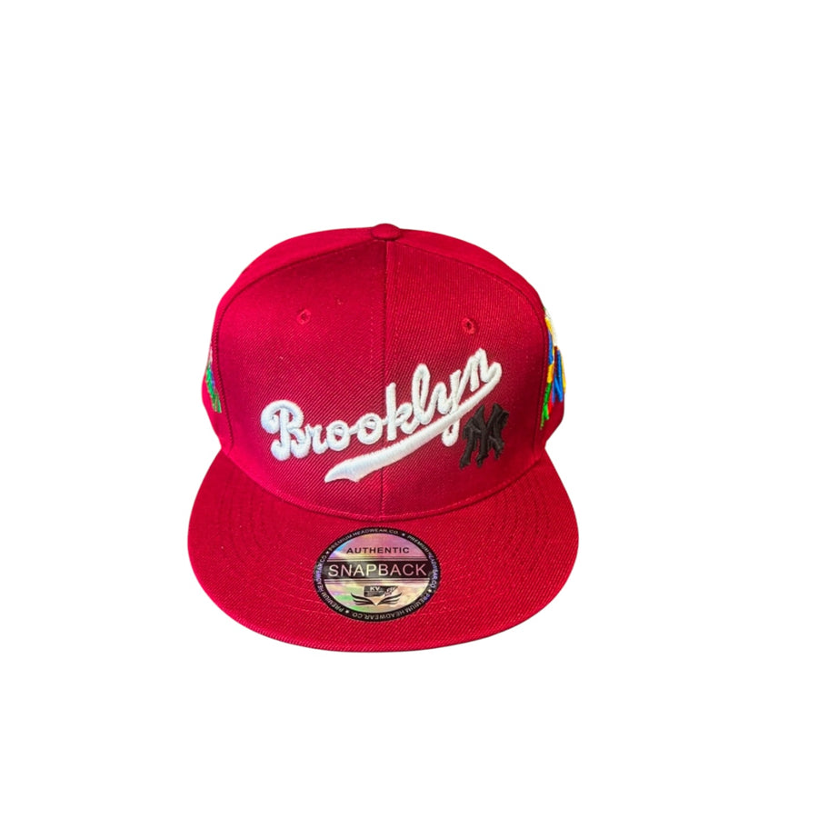 BROOKLYN SNAPBACK HAT (BURGUNDY)