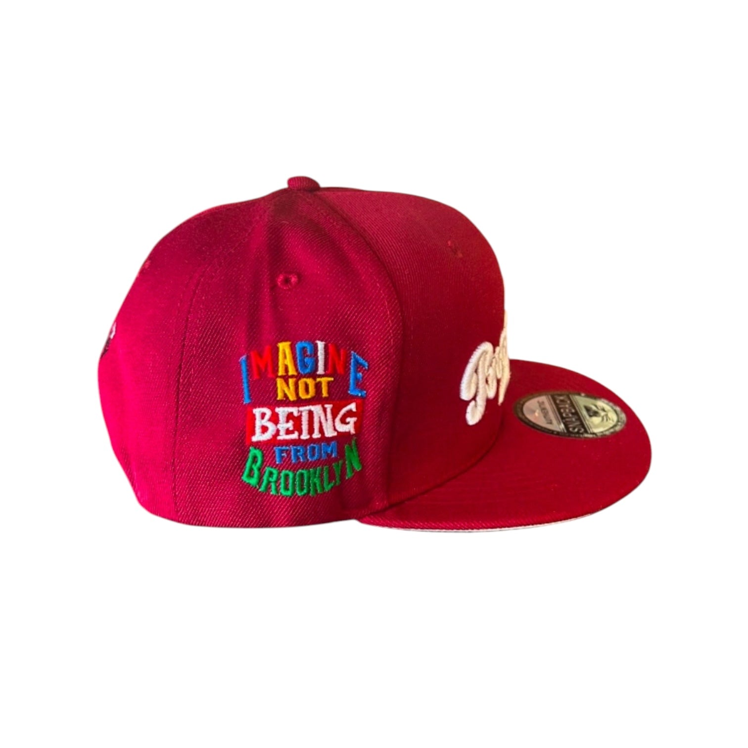 BROOKLYN SNAPBACK HAT (BURGUNDY)