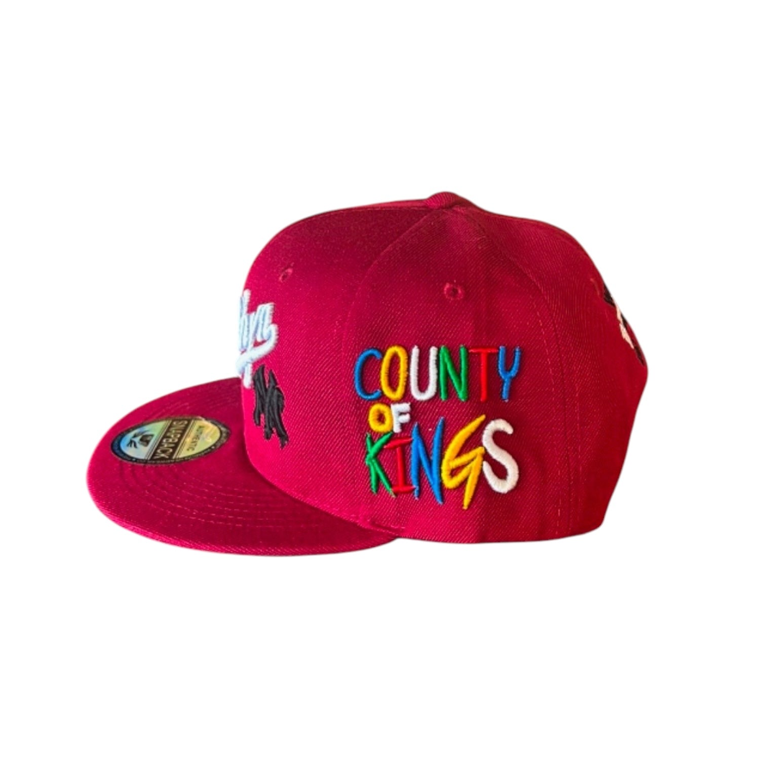 BROOKLYN SNAPBACK HAT (BURGUNDY)
