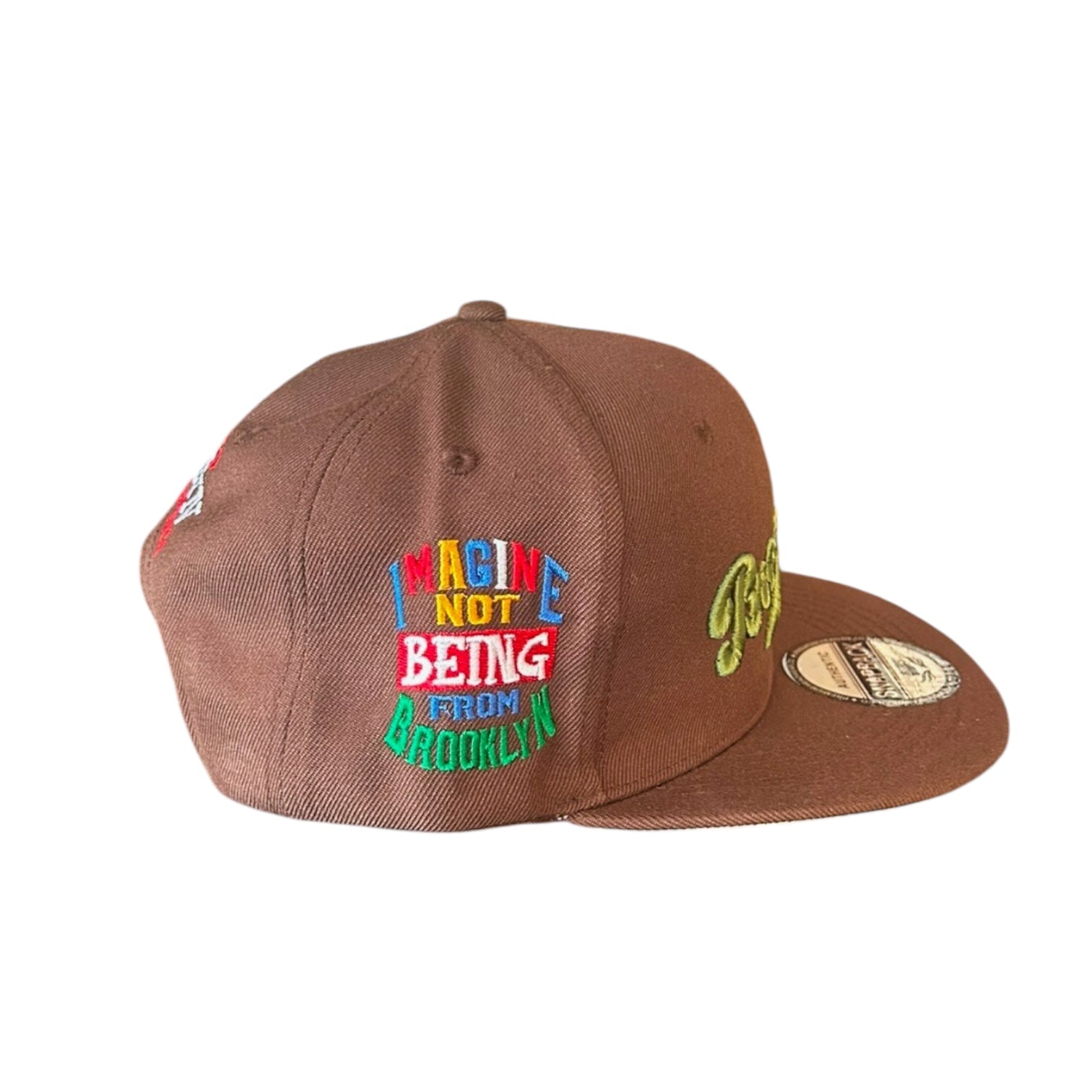 BROOKLYN SNAPBACK HAT (BROWN)