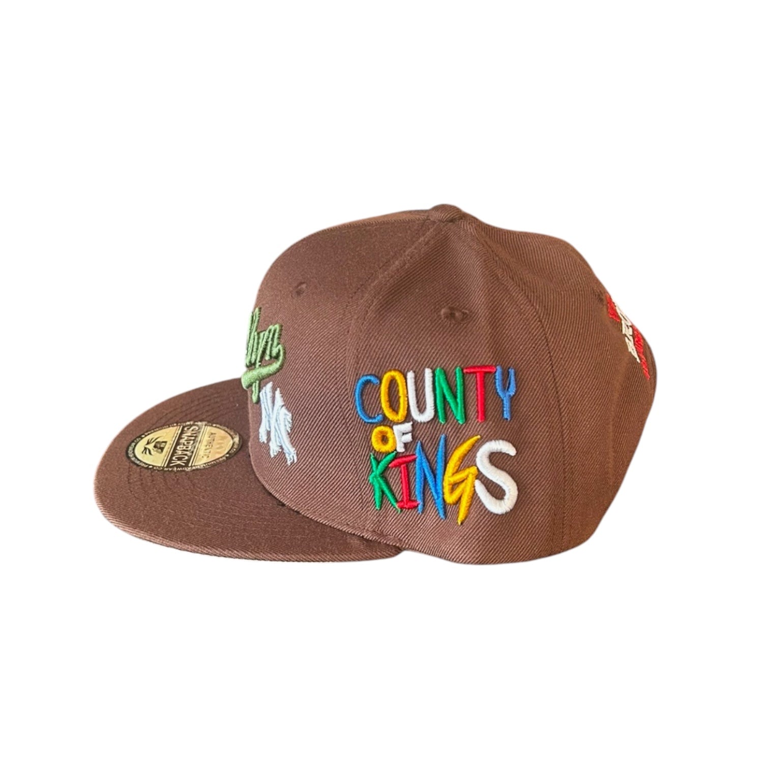 BROOKLYN SNAPBACK HAT (BROWN)