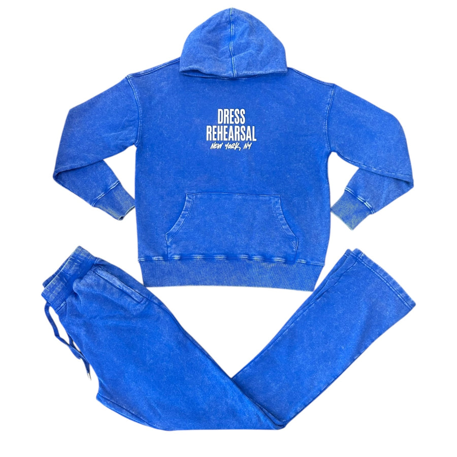 DRESS REHEARSAL 600gsm SWEATSUIT (BLUE)