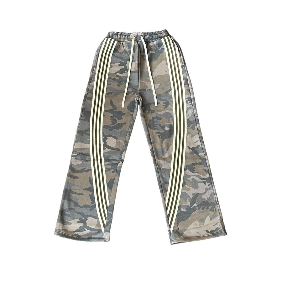 BB IRREGULAR STRIPE TRACK PANT (CAMO)