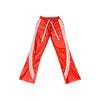 BB IRREGULAR STRIPE PLEATHER TRACK PANT (RED)