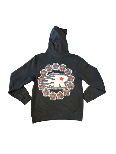 BB RICH NOBODY BLACK WIDOW HOODIE (BLACK)