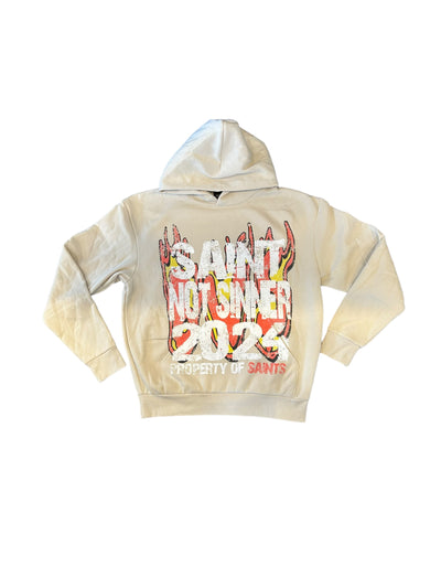 SNS IN GOD WE TRUST HOODIE (CREAM)