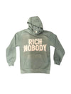 BB RICH NOBODY RHINESKULL HOODIE (TEAL)