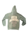 BB RICH NOBODY RHINESKULL HOODIE (TEAL)