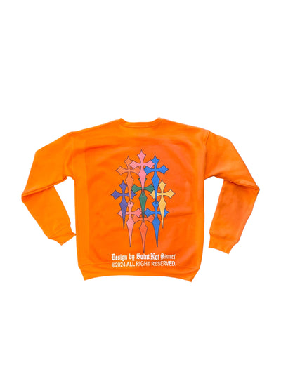 SNS CROSS CHROME CREW (ORANGE)