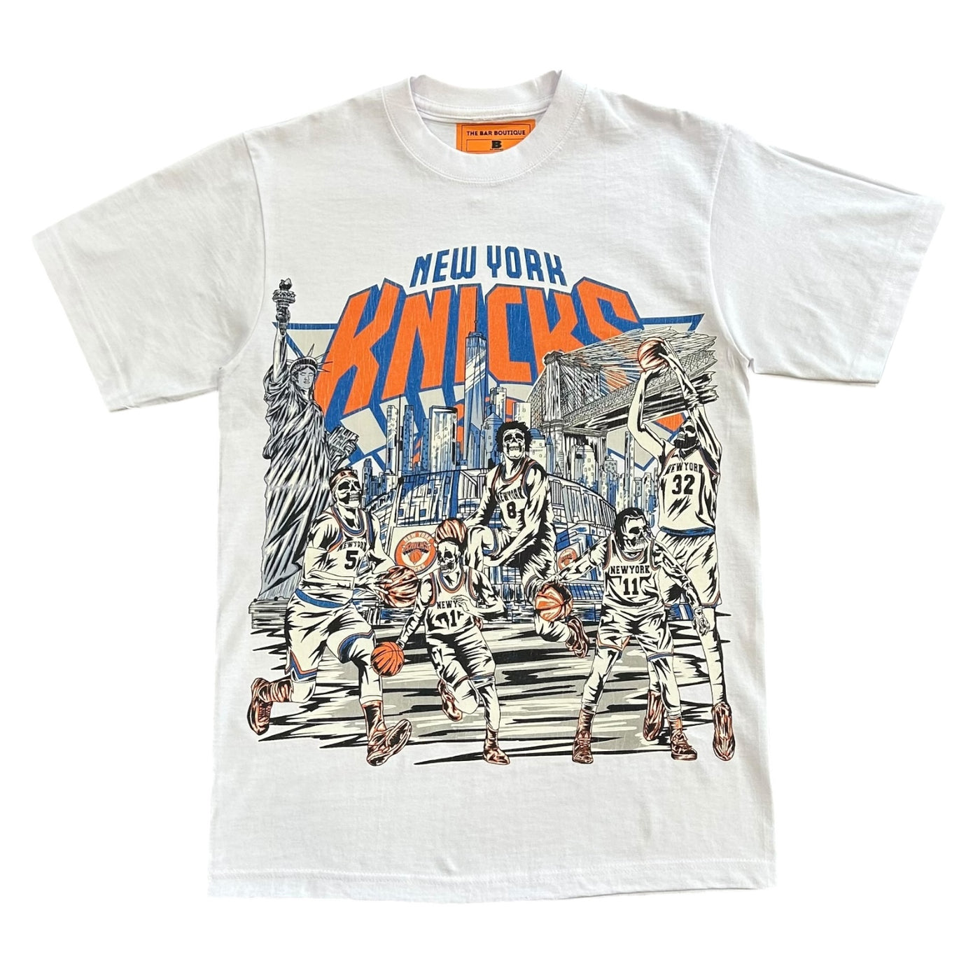 BB NEW YORK KNICKS TEE (WHITE)