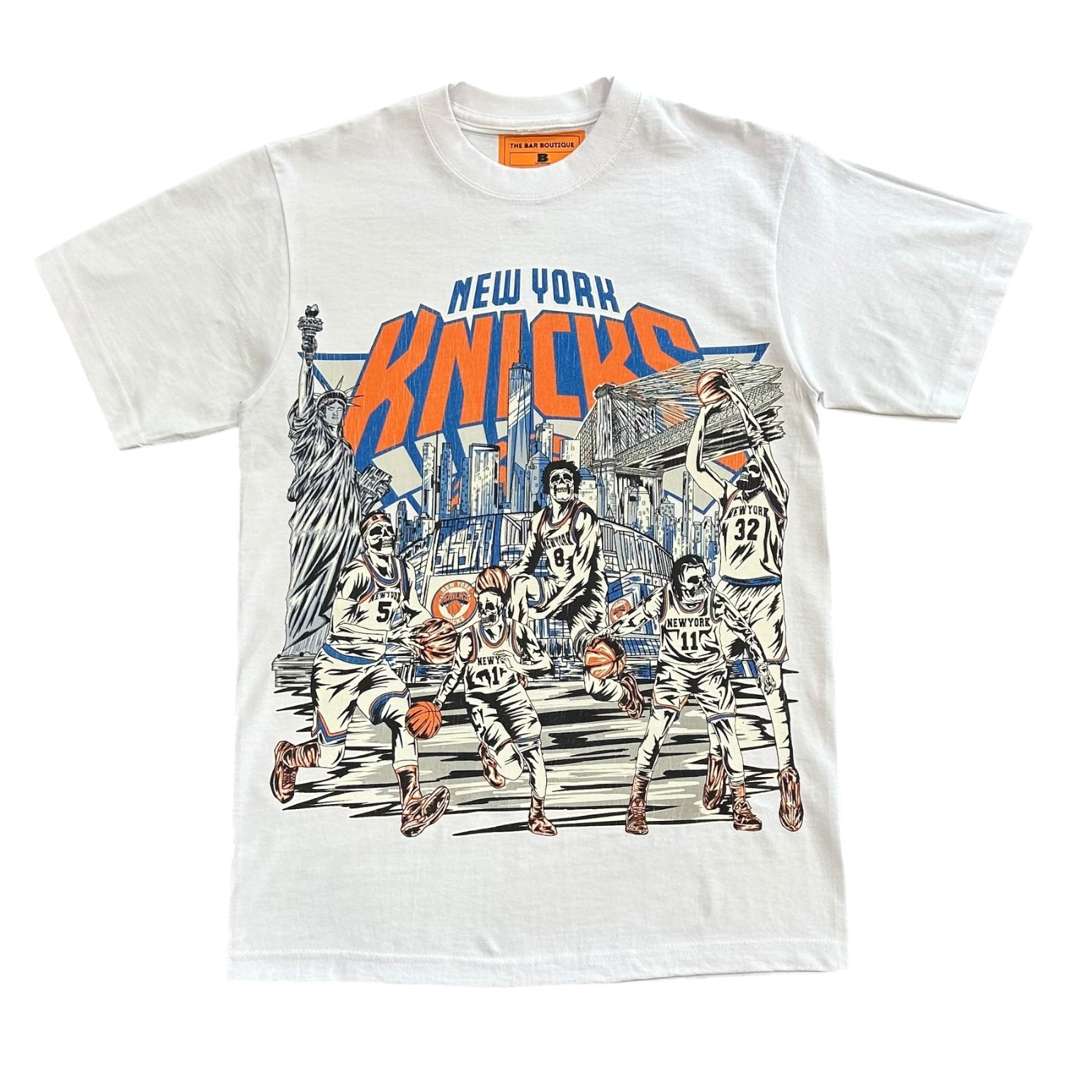 BB NEW YORK KNICKS TEE (WHITE)