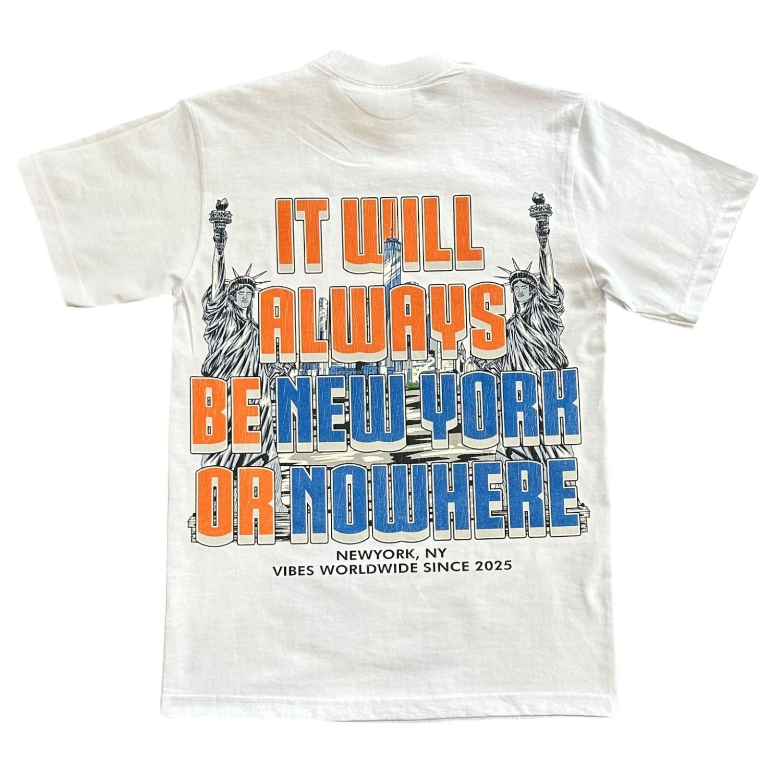BB NEW YORK KNICKS TEE (WHITE)