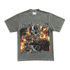 SNS BORN TO BE A CHAMPION RHINESTONE TEE (WASHED DARK GREY)