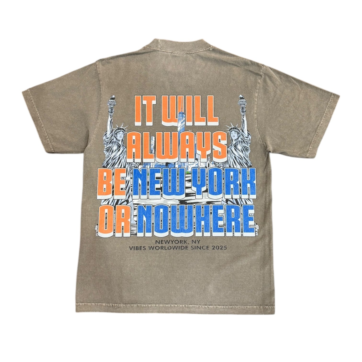 BB NEW YORK KNICKS TEE (WASHED GREY)