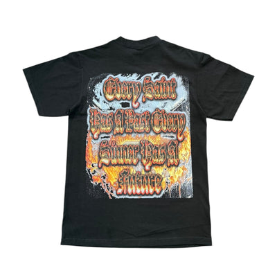 SNS FOOTBALL SAINT RHINESTONE TEE (BLACK)