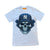 BB NEW YORK YANKEES SKULL TEE (WASHED DARK GREY)