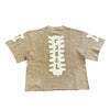REBEL RIB CAGE CROPPED TEE (CREAM)