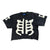 REBEL RIB CAGE CROPPED TEE (WASHED BLACK)