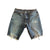 BB MEN’S LEVI’S CUSTOMIZED RHINESTONE JEAN SHORTS