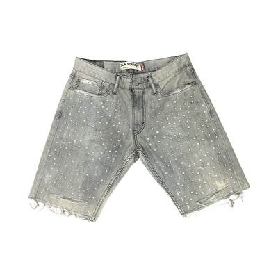 BB MEN’S LEVI’S CUSTOMIZED RHINESTONE JEAN SHORTS - DROP 7/18/25