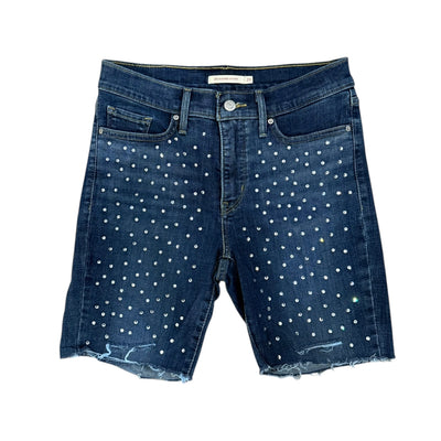 BB MEN’S LEVI’S CUSTOMIZED RHINESTONE JEAN SHORTS - DROP 7/18/25