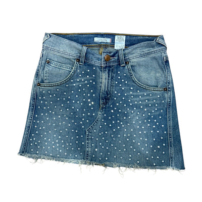 BB WOMEN’S LEVI’S CUSTOMIZED RHINESTONE JEAN SKIRT - DROP 7/18/25