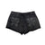 BB WOMEN’S CUSTOMIZED RHINESTONE STAR JEAN SHORT (BLACK) - DROP 7/18/25