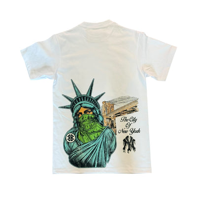 BB NEW YORK STATUE OF LIBERTY TEE (WHITE)
