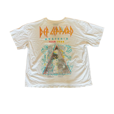 DEF LEPARD RHINESTONE TEE (WHITE - 1 of 1)