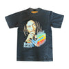 BOB MARLEY RHINESTONE TEE (BLACK)