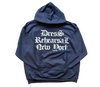 DR SKULL BLUE HOODIE (NAVY)