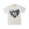 NY YANKEES LOVE TEE (WHITE)