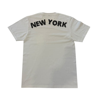 BB NEW YORK STATUE OF LIBERTY (PINK) POCKET TEE (WHITE)